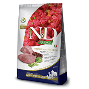 N&D Quinoa DOG Weight Management Lamb M/L 2,5kg