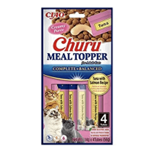 Churu Cat Meal Topper Tuna with Salmon Recipe 4x14g