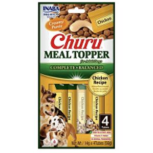 Churu Dog Meal Topper Chicken with Salmon Recipe 4x14g