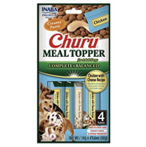 Churu Dog Meal Topper Chicken with Cheese Recipe 4x14g