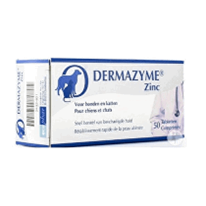 Dermazyme Zinc pro psy a  kočky 50tbl