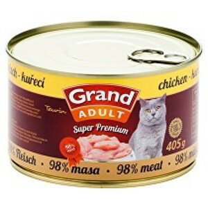 GRAND konz.  Superpremium kočka kuřecí 405g