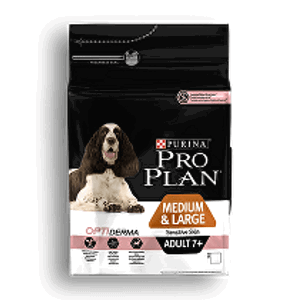 ProPlan Dog Adult 7+ Medium&Large Sens.Skin 14kg