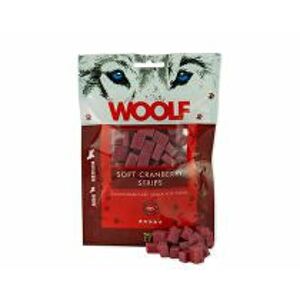 WOOLF pochoutka Soft Cranberry Strips 100g