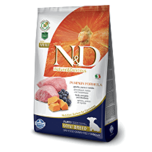 N&D Pumpkin DOG Puppy Mini Lamb & Blueberry 800g