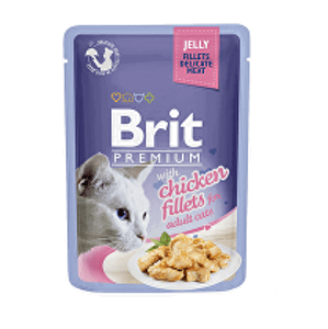 Brit Premium Cat D Fillets in Jelly with Chicken 85g