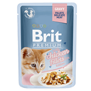 Brit Premium Cat D Fillets in Gravy for Kitten 85g