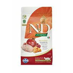 N&D Pumpkin CAT Neutered Quail & Pomegranate 1,5kg