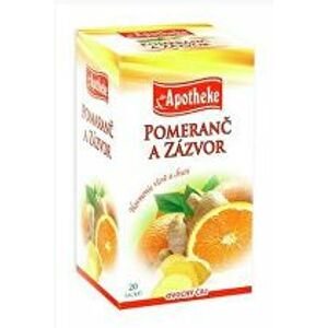 Čaj Apotheke Pomeranč a zázvor 20sacc