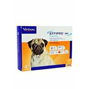 Effipro DUO Dog S (2-10kg) 67/20 mg, 4x0,67ml