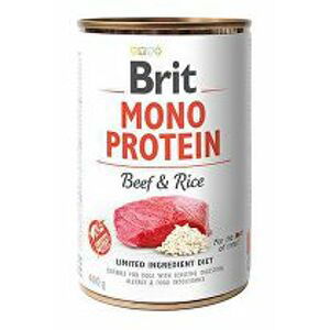 Brit Dog konz Mono Protein Beef & Brown Rice 400g