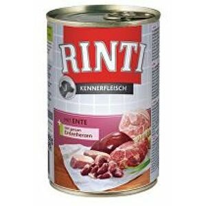 Rinti Dog konzerva Kennerfleisch kachní srdce 400g