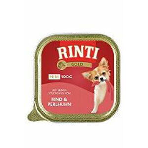 Rinti Dog vanička Gold Mini hovězí+perlička 100g