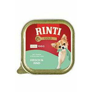 Rinti Dog vanička Gold Mini jelen+hovězí 100g