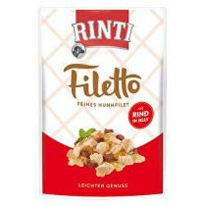 Rinti Dog kapsa Filetto kuře+hovězí v želé 100g