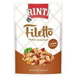 Rinti Dog kapsa Filetto kuře+jehně v želé 100g