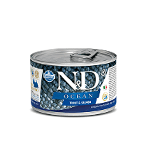 N&D DOG OCEAN Adult Trout & Salmon Mini 140g