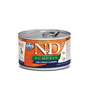 N&D DOG PUMPKIN Puppy Lamb & Blueberry Mini 140g