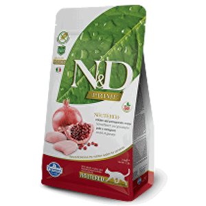 N&D PRIME CAT Neutered Chicken&Pomegranate 1,5kg