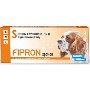 Fipron 67mg Spot-On Dog S sol 3x0,67ml