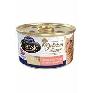 Butcher's Cat Class.Delic.Dinners losos+krevet konz85g