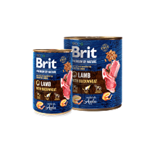 Brit Premium Dog by Nature  konz Lamb & Buckwheat 400g