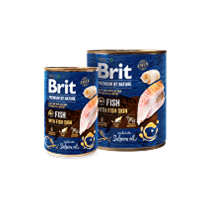 Brit Premium Dog by Nature  konz Fish & Fish Skin 400g