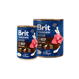 Brit Premium Dog by Nature  konz Beef & Tripes 800g