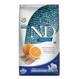 N&D OCEAN DOG GF Adult M/L Herring & Orange 2,5kg