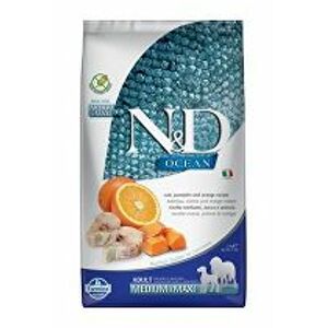 N&D OCEAN DOG GF Adult M/L Codfish&Pumpkin&Orang 2,5kg