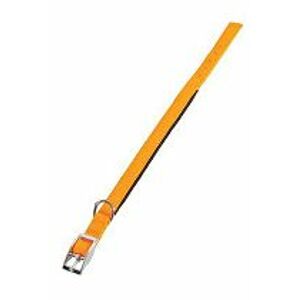 Obojek pes SOFT NYLON oranžový 20mm/45cm Zolux