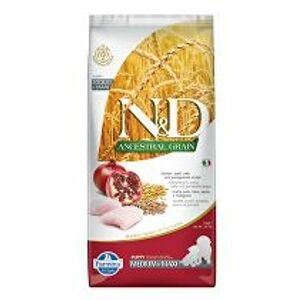 N&D LG DOG Puppy M/L Chicken & Pomegranate 12kg