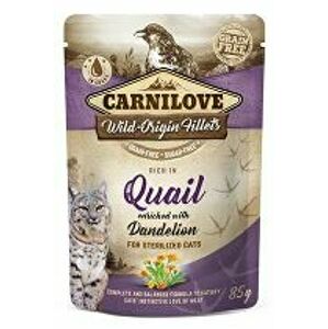 Carnilove Cat Pouch Quail & Dandelion sterilized 85g