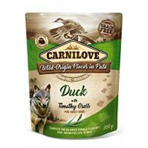 Carnilove Dog Pouch Paté Duck & Timothz Grass 300g