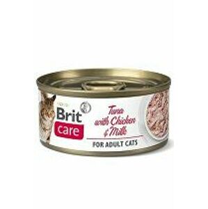 Brit Care Cat konz Fillets Chicken&Milk 70g