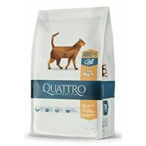 QUATTRO Cat Dry Premium all Breed Adult Drůbež 1,5kg