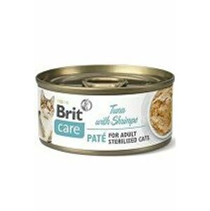 Brit Care Cat konz  Paté Sterilized Tuna&Shrimps 70g