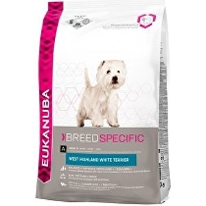 Eukanuba Dog Breed N. West High White Terrier 2,5kg