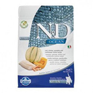 N&D OCEAN CAT Kitten Cod & Shrimp & Pumpkin&Melon 300g