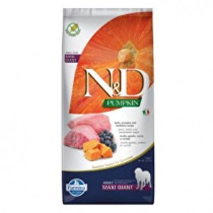 N&D Pumpkin DOG Adult Giant Lamb & Blueberry 12kg