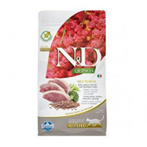 N&D Quinoa CAT Neutered Duck &Broccoli&Asparagus 1,5kg