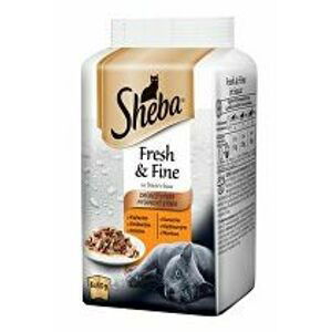 Sheba kapsa Fresh&Fine Drůbeží 6x50g