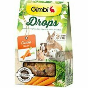 Gimbi Drops pro hlodavce s mrkví 50g