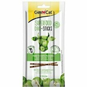 Gimcat Superfood Duo-sticks hovězí a jablko 3ks