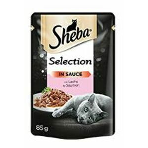 Sheba kapsa Selection s lososem ve šťávě 85g