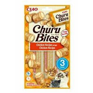 Churu Cat Bites Chicken wraps&Chicken Purée 3x10g