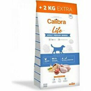 Calibra Dog Life Adult Medium Breed Chicken 12+2kg