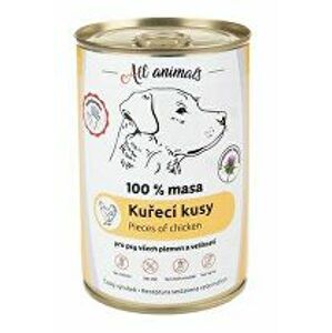 All Animals DOG kuřecí kousky 400g