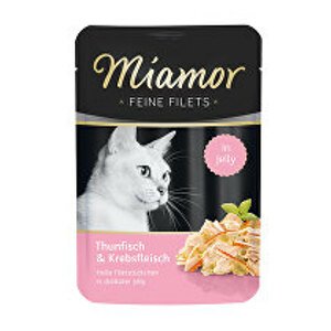 Miamor Cat Filet kapsa tuňák+krab 100g