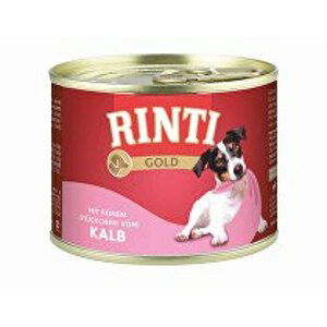 Rinti Dog Gold konzerva telecí 185g